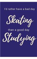 I'd Rather Have a Bad Day Skating Than A Good Day Studying