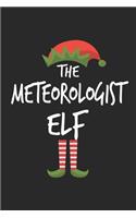 Funny Meteorologist Elf Christmas Notebook Gift: Lined Notebook / Journal Gift, 120 Pages, 6x9, Soft Cover, Matte Finish