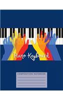 Piano Keyboard Composition Notebook