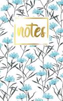 Notes: Floral Matte Cover Design Composition Notebook College Ruled Journal Daily and Planner for School Subjects, Writing Notes, Diaries, to Do List