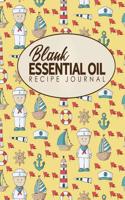 Blank Essential Oil Recipe Journal