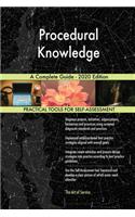 Procedural Knowledge A Complete Guide - 2020 Edition