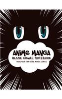 Anime Manga Blank Comic Notebook