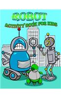 Robot Activity Book for Kids
