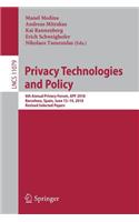 Privacy Technologies and Policy