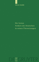 Die Syntax Notkers des Deutschen in seinen Übersetzungen: (66 Studia Linguistica Germanica)