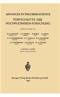 Advances in Polymer Science / Fortschritte Der Hochpolymeren-Forschung