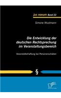 Die Entwicklung der deutschen Rechtsprechung im Veranstaltungsbereich: Veranstalterhaftung bei Personenschäden(German)