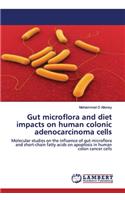 Gut microflora and diet impacts on human colonic adenocarcinoma cells