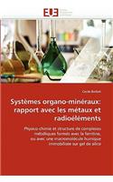 Syst?mes Organo-Min?raux
