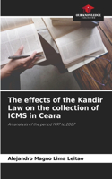 effects of the Kandir Law on the collection of ICMS in Ceara