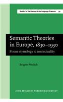 Semantic Theories in Europe, 1830-1930