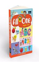 All In One Laminated Board Book English - Hindi For Kids