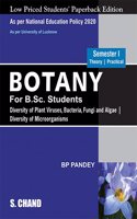 Botany For B.Sc. Students Semester I | Diversity of Plant Viruses, Bacteria, Fungi and Algae | Diversity of Microorganisms - NEP 2020 University of Lucknow | By S.Chand's Latest Edition
