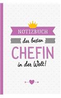 Notizbuch der besten Chefin in der Welt