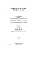 Oversight of the Child Support Enforcement Program