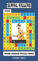 SERIAL KILLERS Word Search Puzzle Book