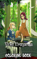 violet evergarden Coloring Book: For adults and for kids high quality. The best +25 high-quality Illustrations.