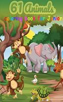 61 Animals coloring book for Junior