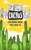 Cactus Coloring Book for Adults