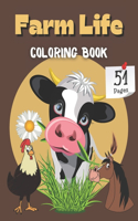 Farm Life Coloring Book