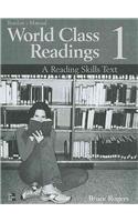 World Class Readings 1 Teacher's Manual/answer Key: A Reading Skills Text(World Class Readings)