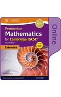 Pemberton Mathematics for Cambridge Igcserg Online Student Book (Extended)