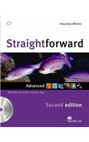Straightforward 2nd Edition Advanced Level Workbook with key & CD
