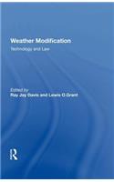 Weather Modification: Technology and Law