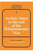 Archaic Times to the End of the Peloponnesian War