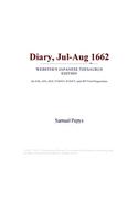 Diary, Jul-Aug 1662 (Webster's Japanese Thesaurus Edition)