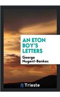 Eton Boy's Letters