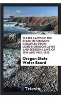 Water Laws of the State of Oregon