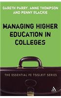 Managing Higher Education in Colleges