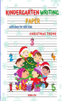 Kindergarten Writing Paper with lines for kids