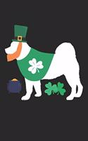Shiba Inu Notebook - St. Patrick's Day Gift for Shiba Inu Lovers - Shiba Inu Journal: Medium College-Ruled Journey Diary, 110 page, Lined, 6x9 (15.2 x 22.9 cm)