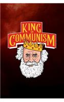 King of Communism: 6x9 120-page dotted and blank notebook journal notepad scribble book diary workbook for philosophers