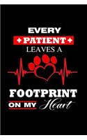 Every Patient Leaves a Footprint on my Heart: Notebook Journal Diary 110 Lined pages