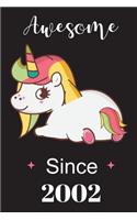 Baby Unicorn Awesome Since 2000