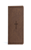 CSB Large Print Personal Size Reference Bible, Brown Leather