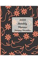2020 Monthly Planner January - December