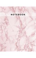 Notebook: Marble Stone Burgundy Cover Lined Paper Writing Notebook for School, Home & Office