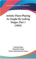 Artistic Piano Playing As Taught By Ludwig Deppe, Part 1 (1903)