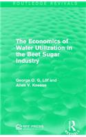 Economics of Water Utilization in the Beet Sugar Industry