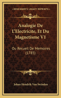 Analogie De L'Electricite, Et Du Magnetisme V1