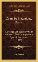Cours De Mecanique, Part 4