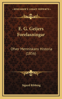 E. G. Geijers Forelasningar