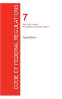 CFR 7, Part 2000 to End, Agriculture, January 01, 2017 (Volume 15 of 15)