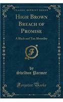 High Brown Breach of Promise: A Black and Tan Absurdity (Classic Reprint)