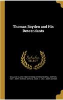 Thomas Boyden and His Descendants